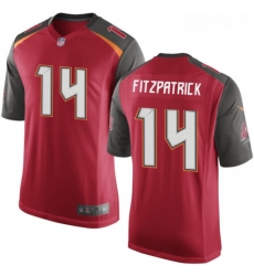 Mens Nike Tampa Bay Buccaneers 14 Ryan Fitzpatrick Game Red Team Color NFL Jersey Mens Nike Tampa Bay Buccaneers 14 Ryan Fitzpatrick Game Red Team Color NFL Jersey