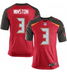 Mens Nike Tampa Bay Buccaneers 3 Jameis Winston Elite Red Team Color NFL Jersey Mens Nike Tampa Bay Buccaneers 3 Jameis Winston Elite Red Team Color NFL Jersey