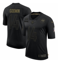 Men's Tampa Bay Buccaneers #14 Chris Godwin Black Nike 2020 Salute To Service Limited Jersey Men's Tampa Bay Buccaneers #14 Chris Godwin Black Nike 2020 Salute To Service Limited Jersey