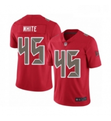 Mens Tampa Bay Buccaneers 45 Devin White Limited Red Rush Vapor Untouchable Football Jersey Mens Tampa Bay Buccaneers 45 Devin White Limited Red Rush Vapor Untouchable Football Jersey