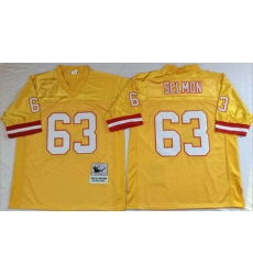 Mitchell&Ness Buccaneers 63 Lee Roy Selmon Gold Throwback Stitched NFL Jersey Mitchell&Ness Buccaneers 63 Lee Roy Selmon Gold Throwback Stitched NFL Jersey