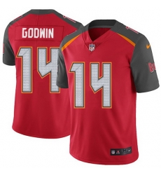 Nike Buccaneers 14 Chris Godwin Red Team Color Men Stitched NFL Vapor Untouchable Limited Jersey Nike Buccaneers 14 Chris Godwin Red Team Color Men Stitched NFL Vapor Untouchable Limited Jersey