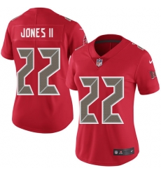 Nike Buccaneers #22 Ronald Jones II Red Womens Stitched NFL Limited Rush Jersey Nike Buccaneers #22 Ronald Jones II Red Womens Stitched NFL Limited Rush Jersey