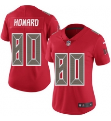 Nike Buccaneers #80 O J Howard Red Womens Stitched NFL Limited Rush Jersey Nike Buccaneers #80 O J Howard Red Womens Stitched NFL Limited Rush Jersey