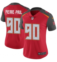 Nike Buccaneers #90 Jason Pierre Paul Red Team Color Womens Stitched NFL Vapor Untouchable Limited Jersey Nike Buccaneers #90 Jason Pierre Paul Red Team Color Womens Stitched NFL Vapor Untouchable Limited Jersey