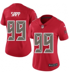 Nike Buccaneers #99 Warren Sapp Red Womens Stitched NFL Limited Rush Jersey Nike Buccaneers #99 Warren Sapp Red Womens Stitched NFL Limited Rush Jersey