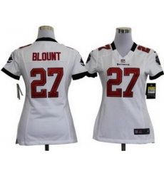 Women Nike Tampa Bay Buccaneers 27 LeGarrette Blount White Nike NFL Jersey Women Nike Tampa Bay Buccaneers 27 LeGarrette Blount White Nike NFL Jersey