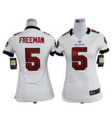 Women Nike Tampa Bay Buccaneers 5 Freeman White Jersey Women Nike Tampa Bay Buccaneers 5 Freeman White Jersey