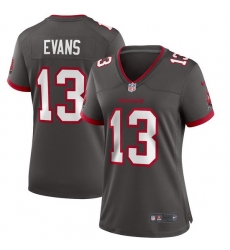 Women Tampa Bay Buccaneers 13 Mike Evans Nike Pewter Alternate Vapor Limited Jersey Women Tampa Bay Buccaneers 13 Mike Evans Nike Pewter Alternate Vapor Limited Jersey