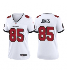 Women Tampa Bay Buccaneers 85 Julio Jones White Stitched Game Jersey Women Tampa Bay Buccaneers 85 Julio Jones White Stitched Game Jersey