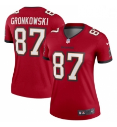 Women Tampa Bay Buccaneers #87 Rob Gronkowski Nike Red Legend Jersey Women Tampa Bay Buccaneers #87 Rob Gronkowski Nike Red Legend Jersey
