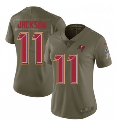 Womens Nike Tampa Bay Buccaneers 11 DeSean Jackson Limited Olive 2017 Salute to Service NFL Jersey Womens Nike Tampa Bay Buccaneers 11 DeSean Jackson Limited Olive 2017 Salute to Service NFL Jersey