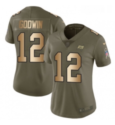 Womens Nike Tampa Bay Buccaneers 12 Chris Godwin Limited OliveGold 2017 Salute to Service NFL Jersey Womens Nike Tampa Bay Buccaneers 12 Chris Godwin Limited OliveGold 2017 Salute to Service NFL Jersey