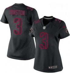 Womens Nike Tampa Bay Buccaneers 3 Jameis Winston Limited Black Impact NFL Jersey Womens Nike Tampa Bay Buccaneers 3 Jameis Winston Limited Black Impact NFL Jersey