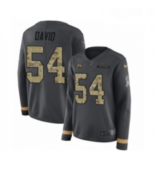 Womens Nike Tampa Bay Buccaneers 54 Lavonte David Limited Black Salute to Service Therma Long Sleeve NFL Jersey Womens Nike Tampa Bay Buccaneers 54 Lavonte David Limited Black Salute to Service Therma Long Sleeve NFL Jersey