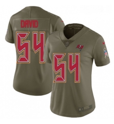 Womens Nike Tampa Bay Buccaneers 54 Lavonte David Limited Olive 2017 Salute to Service NFL Jersey Womens Nike Tampa Bay Buccaneers 54 Lavonte David Limited Olive 2017 Salute to Service NFL Jersey
