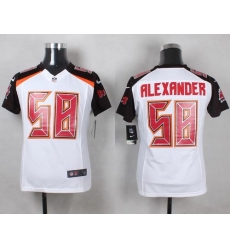Nike Buccaneers #58 Kwon Alexander White Youth Stitched NFL New Elite Jersey Nike Buccaneers #58 Kwon Alexander White Youth Stitched NFL New Elite Jersey