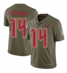 Youth Nike Tampa Bay Buccaneers 14 Ryan Fitzpatrick Limited Olive 2017 Salute to Service NFL Jersey Youth Nike Tampa Bay Buccaneers 14 Ryan Fitzpatrick Limited Olive 2017 Salute to Service NFL Jersey