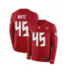 Youth Tampa Bay Buccaneers 45 Devin White Limited Red Therma Long Sleeve Football Jersey Youth Tampa Bay Buccaneers 45 Devin White Limited Red Therma Long Sleeve Football Jersey