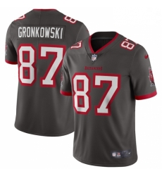 Youth Tampa Bay Buccaneers #87 Rob Gronkowski Nike Pewter Alternate Vapor Limited Jersey Youth Tampa Bay Buccaneers #87 Rob Gronkowski Nike Pewter Alternate Vapor Limited Jersey
