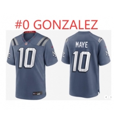 Men New England Patriots #0 Christian Gonzalez Rivalries Collection Jersey