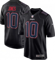 Men New England Patriots 10 Mac Jones Black Stitched Football Jersey Men New England Patriots 10 Mac Jones Black Stitched Football Jersey