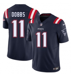 Men New England Patriots 11 Joshua Dobbs Navy 2025 F U S E Vapor Limited Stitched Football Jersey Men New England Patriots 11 Joshua Dobbs Navy 2025 F U S E Vapor Limited Stitched Football Jersey