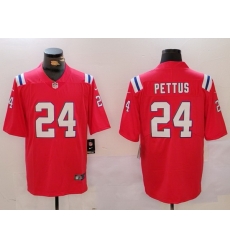 Men New England Patriots 24 Dell Pettus Red Vapor Limited Stitched Football Jersey Men New England Patriots 24 Dell Pettus Red Vapor Limited Stitched Football Jersey