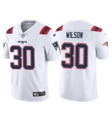 Men New England Patriots 30 Mack Wilson White Vapor Untouchable Limited Stitched jersey Men New England Patriots 30 Mack Wilson White Vapor Untouchable Limited Stitched jersey