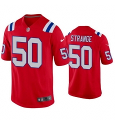 Men New England Patriots 50 Cole Strange Red Vapor Untouchable Limited Stitched Jersey Men New England Patriots 50 Cole Strange Red Vapor Untouchable Limited Stitched Jersey