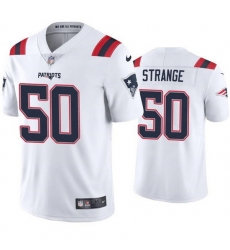 Men New England Patriots 50 Cole Strange White Vapor Untouchable Limited Stitched Jersey Men New England Patriots 50 Cole Strange White Vapor Untouchable Limited Stitched Jersey