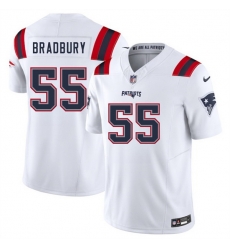 Men New England Patriots 55 Garrett Bradbury White 2025 F U S E Vapor Limited Stitched Football Jersey Men New England Patriots 55 Garrett Bradbury White 2025 F U S E Vapor Limited Stitched Football Jersey
