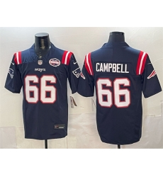 Men New England Patriots 66 Will Campbell Navy F U S E 2025 AFC East Championship Patch Vapor Limited Stitched Football Jersey Men New England Patriots 66 Will Campbell Navy F U S E 2025 AFC East Championship Patch Vapor Limited Stitched Football Jersey