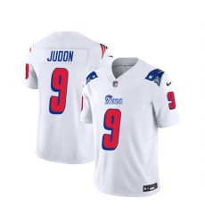 Men New England Patriots 9 Matthew Judon White 2023 F U S E Throwback Limited Stitched Football Jersey Men New England Patriots 9 Matthew Judon White 2023 F U S E Throwback Limited Stitched Football Jersey