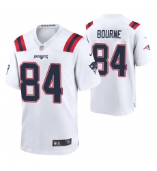 Men New England Patriots Kendrick Bourne #84 White Limited Jersey Men New England Patriots Kendrick Bourne #84 White Limited Jersey