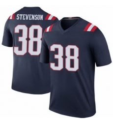 Men New England Patriots Rhamondre Stevenson #38 Navy Vapor Limited Jersey Men New England Patriots Rhamondre Stevenson #38 Navy Vapor Limited Jersey