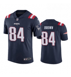Men Nike New England Patriots 84 Antonio Brown Navy Blue Rush Jersey Men Nike New England Patriots 84 Antonio Brown Navy Blue Rush Jersey