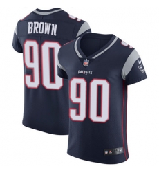 Men Nike Patriots #90 Malcom Brown Navy Blue Team Color Stitched NFL Vapor Untouchable Elite Jersey Men Nike Patriots #90 Malcom Brown Navy Blue Team Color Stitched NFL Vapor Untouchable Elite Jersey