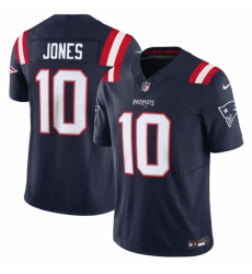 Men's New England Patriots #10 Mac Jones Navy 2023 F.U.S.E. Vapor Limited Stitched Football Jersey Men's New England Patriots #10 Mac Jones Navy 2023 F.U.S.E. Vapor Limited Stitched Football Jersey
