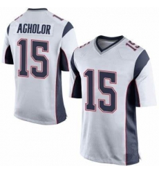 Men's New England Patriots #15 Nelson Agholor White Vapor Untouchable Limited Stitched Jersey Men's New England Patriots #15 Nelson Agholor White Vapor Untouchable Limited Stitched Jersey