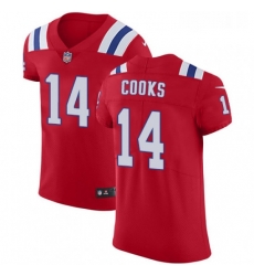 Mens Nike New England Patriots 14 Brandin Cooks Red Alternate Vapor Untouchable Elite Player NFL Jersey Mens Nike New England Patriots 14 Brandin Cooks Red Alternate Vapor Untouchable Elite Player NFL Jersey