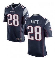 Mens Nike New England Patriots 28 James White Game Navy Blue Team Color NFL Jersey Mens Nike New England Patriots 28 James White Game Navy Blue Team Color NFL Jersey
