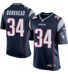 Mens Nike New England Patriots 34 Rex Burkhead Game Navy Blue Team Color NFL Jersey Mens Nike New England Patriots 34 Rex Burkhead Game Navy Blue Team Color NFL Jersey