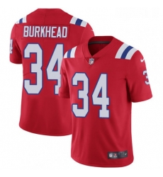 Mens Nike New England Patriots 34 Rex Burkhead Red Alternate Vapor Untouchable Limited Player NFL Jersey Mens Nike New England Patriots 34 Rex Burkhead Red Alternate Vapor Untouchable Limited Player NFL Jersey