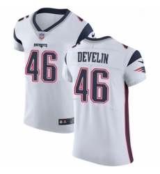 Mens Nike New England Patriots 46 James Develin White Vapor Untouchable Elite Player NFL Jersey Mens Nike New England Patriots 46 James Develin White Vapor Untouchable Elite Player NFL Jersey