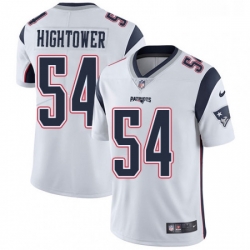 Mens Nike New England Patriots 54 Donta Hightower White Vapor Untouchable Limited Player NFL Jersey