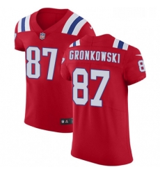 Mens Nike New England Patriots 87 Rob Gronkowski Red Alternate Vapor Untouchable Elite Player NFL Jersey Mens Nike New England Patriots 87 Rob Gronkowski Red Alternate Vapor Untouchable Elite Player NFL Jersey