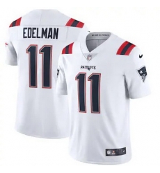 New England Patriots 11 Julian Edelman Men Nike White 2020 Vapor Limited Jersey New England Patriots 11 Julian Edelman Men Nike White 2020 Vapor Limited Jersey