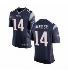 New England Patriots 14 Mohamed SANU SR Blue Vapor Limited Jersey New England Patriots 14 Mohamed SANU SR Blue Vapor Limited Jersey