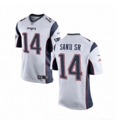 New England Patriots 14 Mohamed SANU SR White Vapor Limited Jersey New England Patriots 14 Mohamed SANU SR White Vapor Limited Jersey